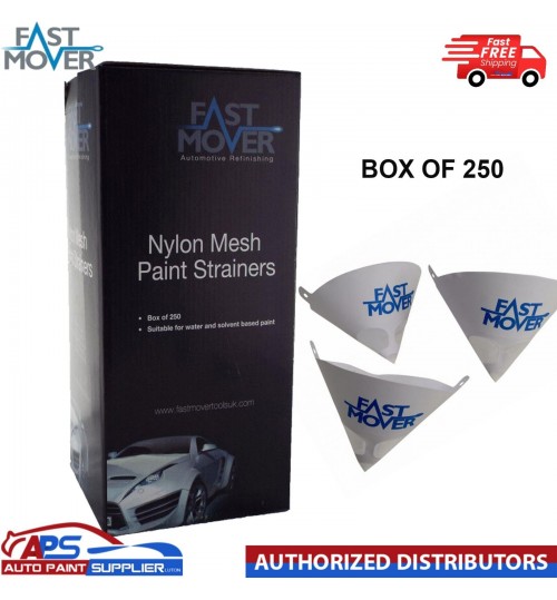 Fast Mover 250x190 micron Fine Paper Paint Strainers Nylon Filter Mesh FMT5190 